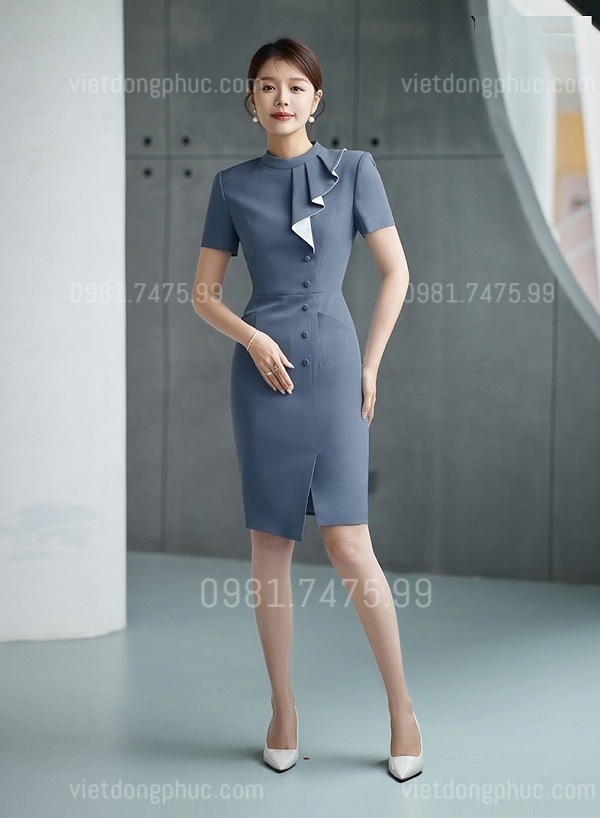 Địa chỉ may váy liền công sở đẹp chuyên nghiệp tại miền Bắc